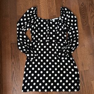 Just Fab Polka Dot Dress - Size S